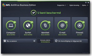 User Interface AVG Business Edition 2016